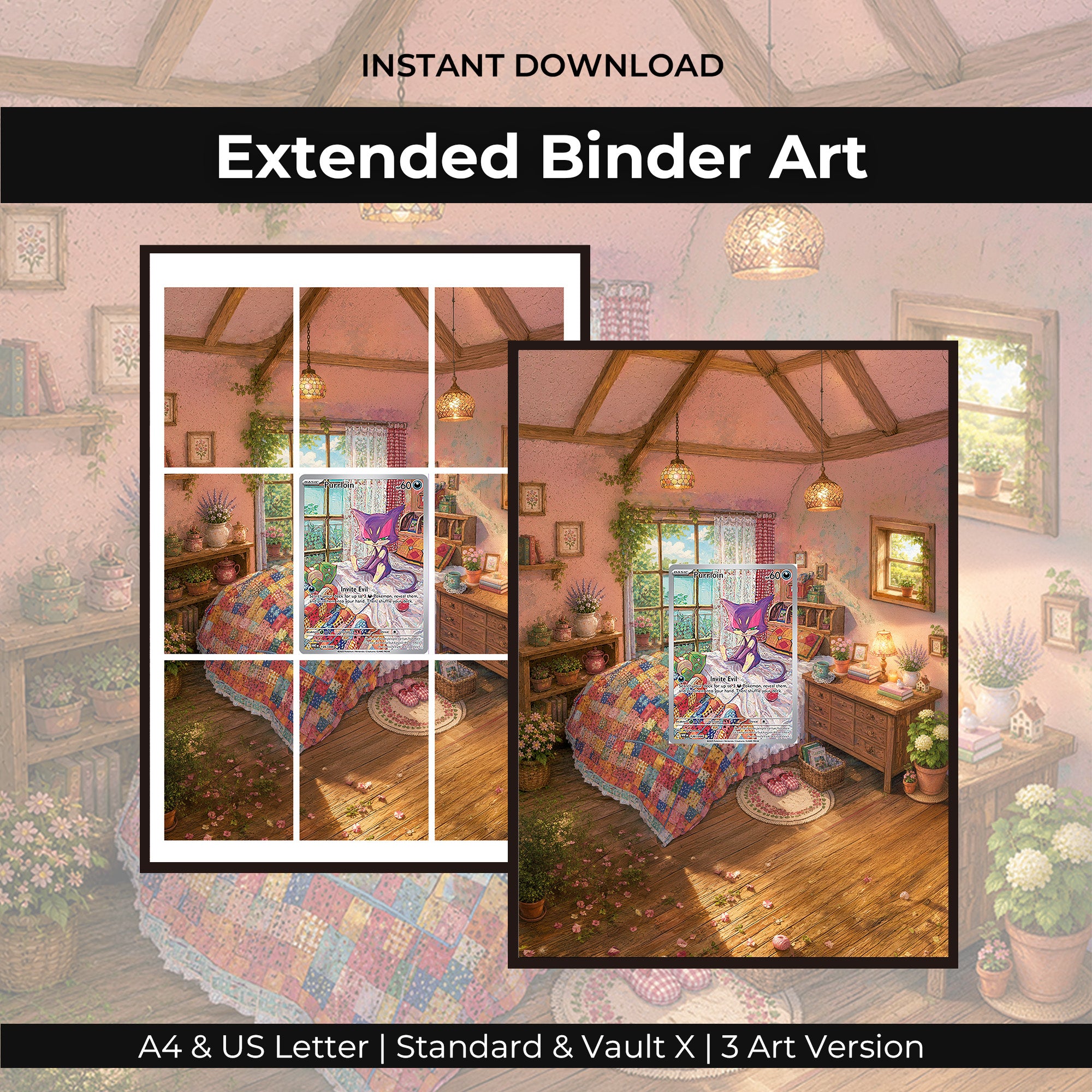 Purrloin AR 134/086  Extended Binder Art