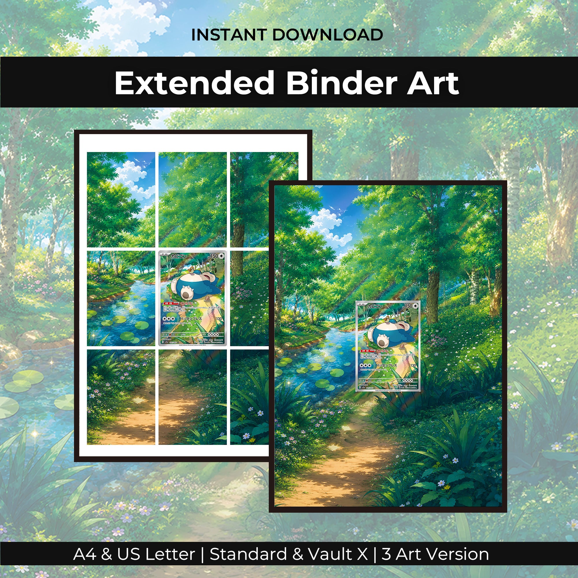Snorlax - SVP051 Extended Binder Art