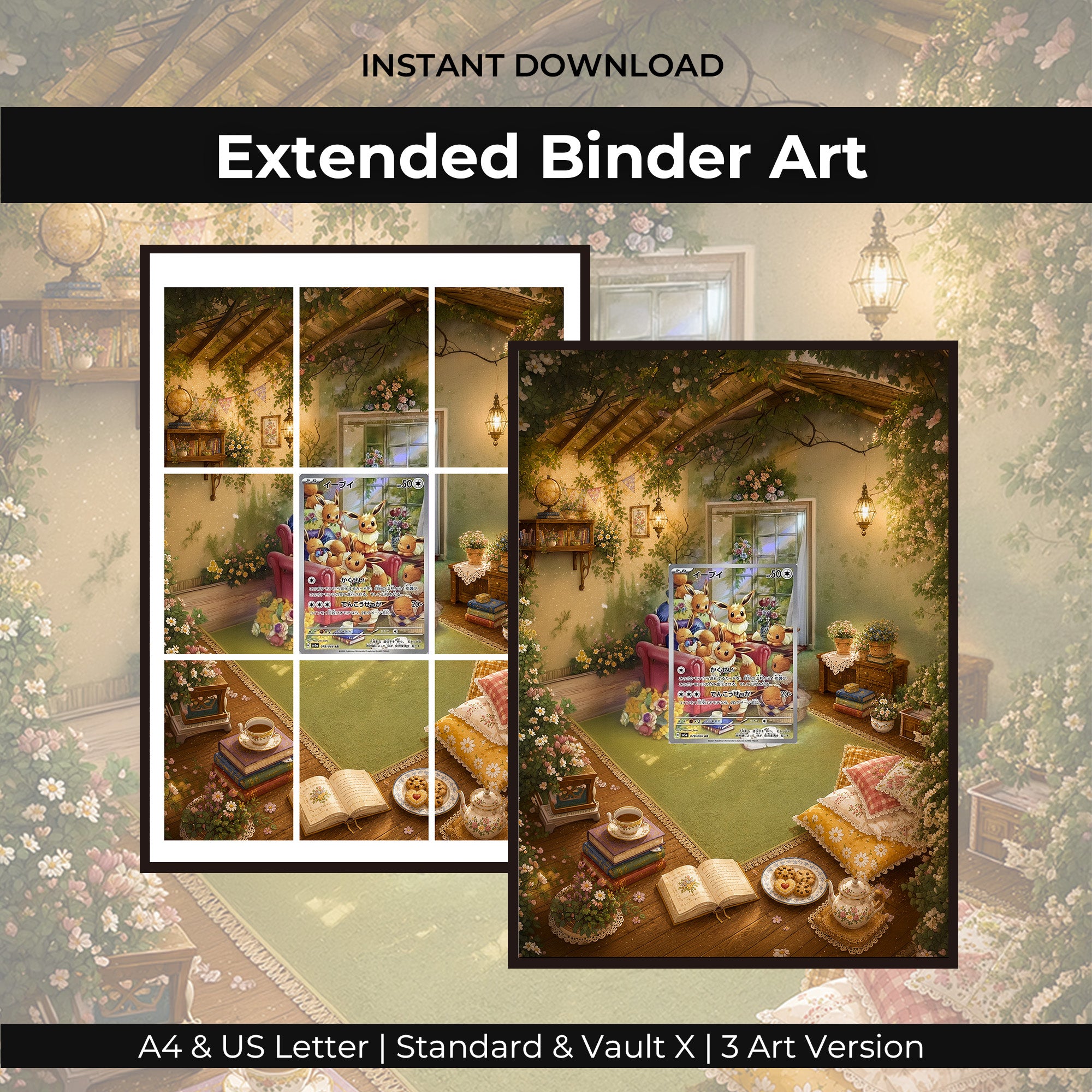 Eevee 078/066 Extended Binder Art
