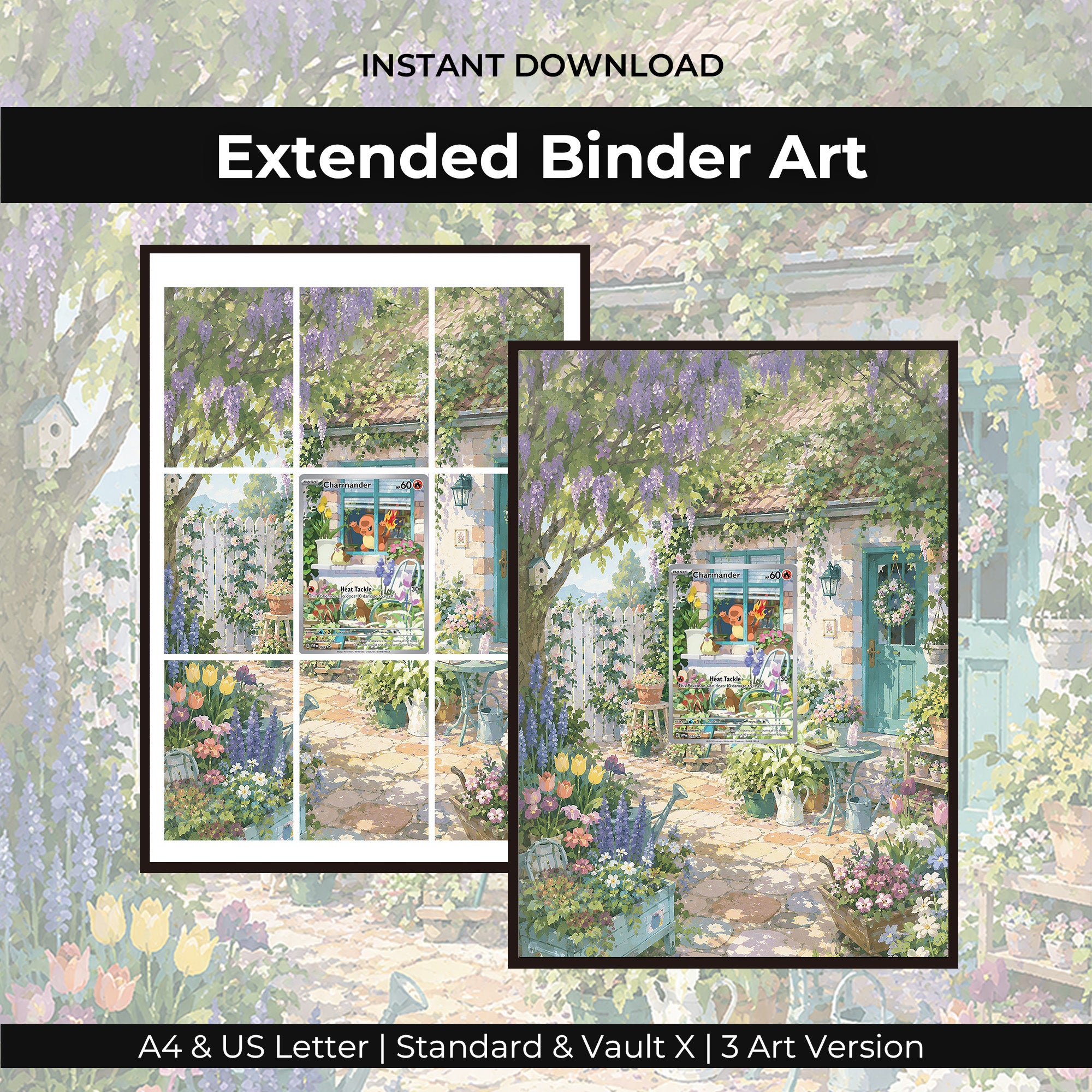 Charmander 044 Extended Binder Art