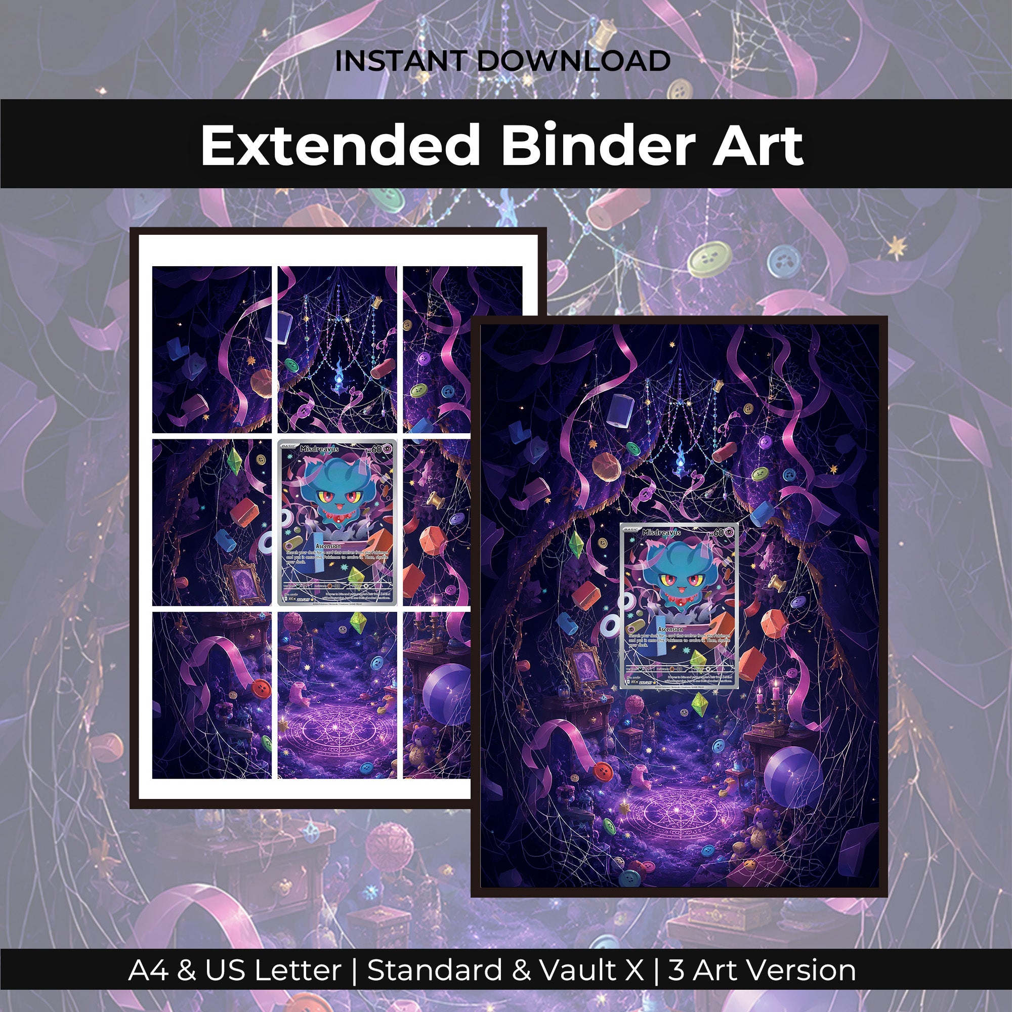 Misdreavus 233/217  Extended Binder Art