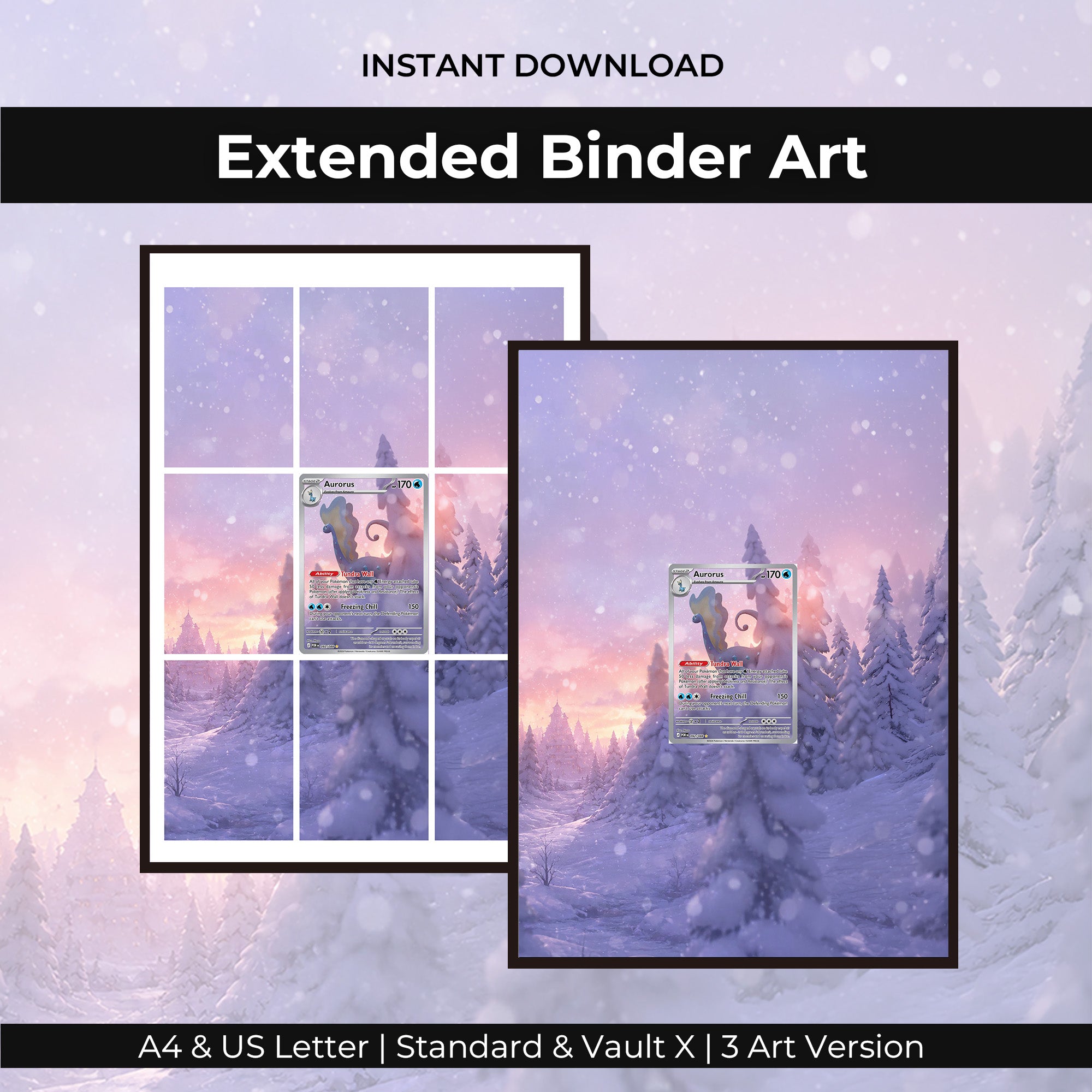 Aurorus 092/088 Extended Binder Art