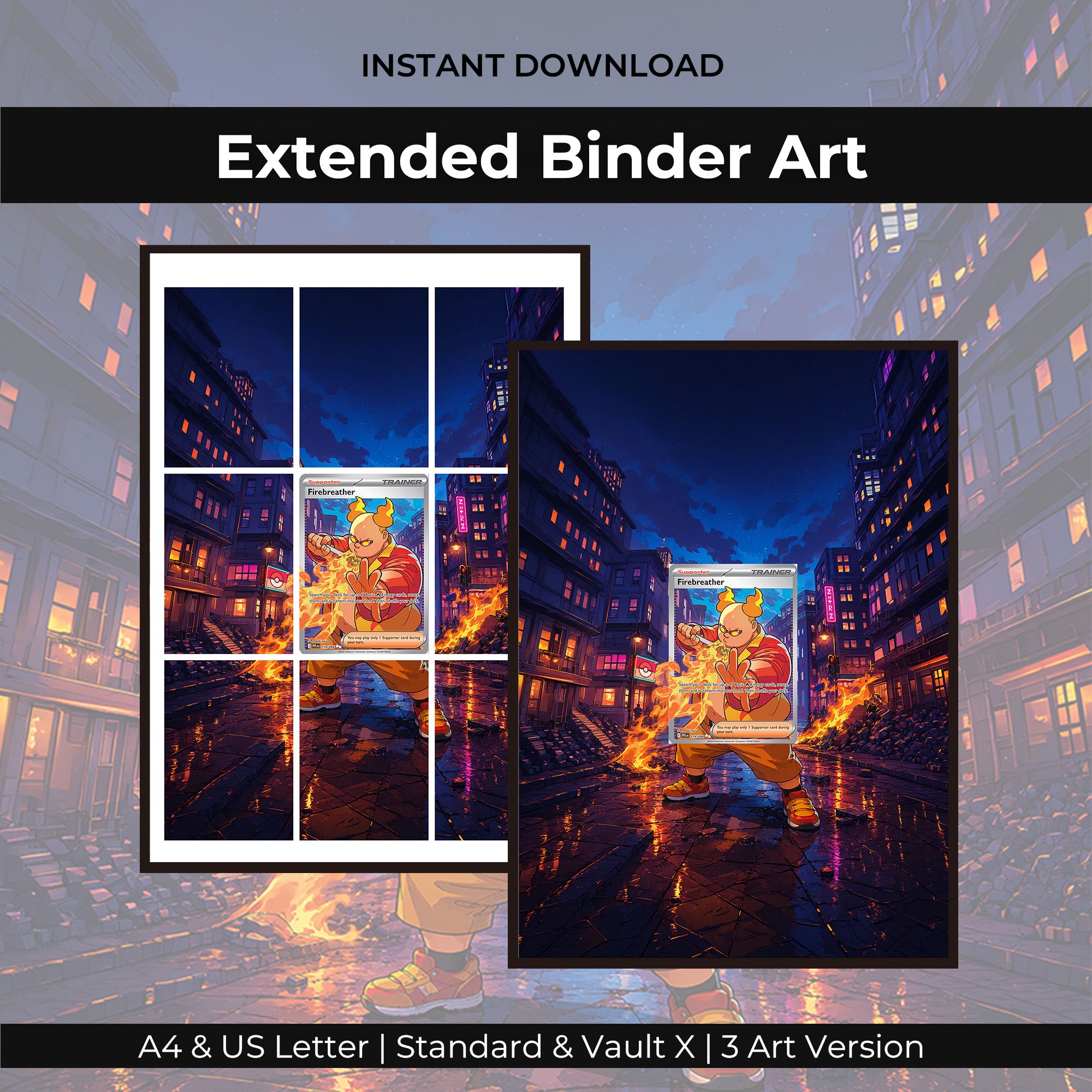 Firebreather 107/080 Extended Binder Art