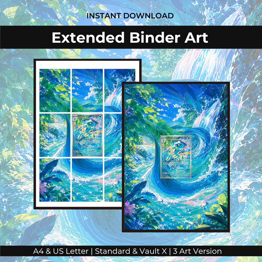 Frogadier AR 087/083 Extended Binder Art