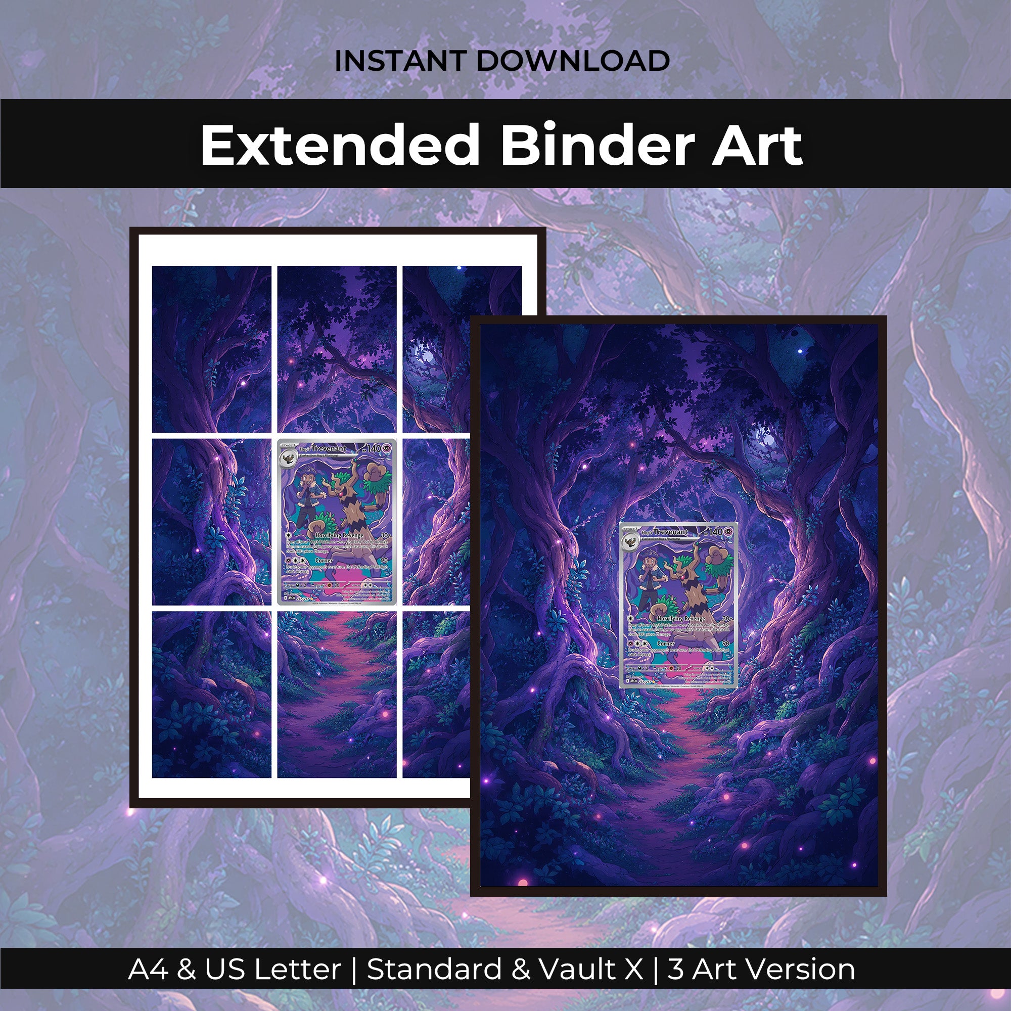 Hop's Trevenant 237/217 Extended Binder Art