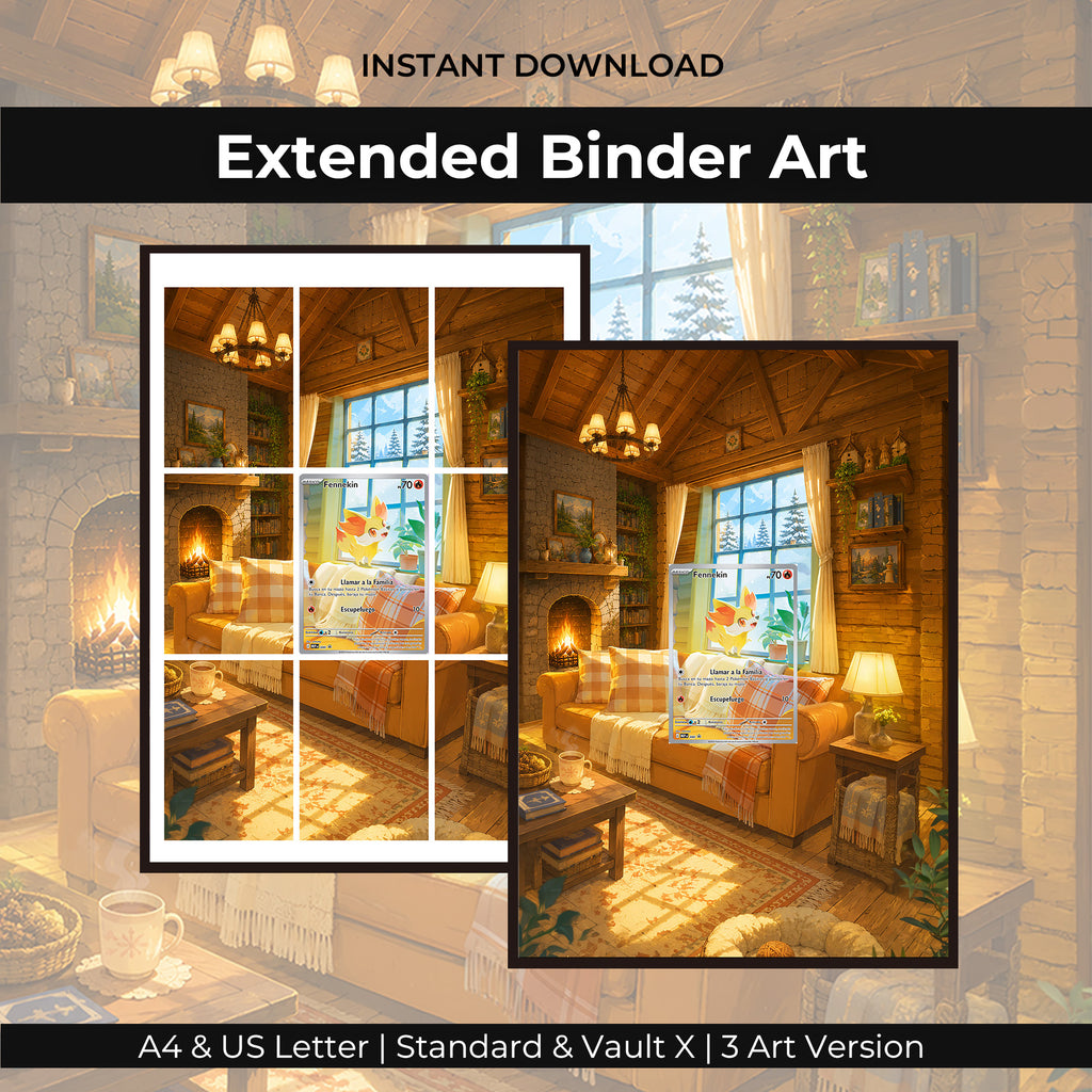 Fennekin 080 Extended Binder Art