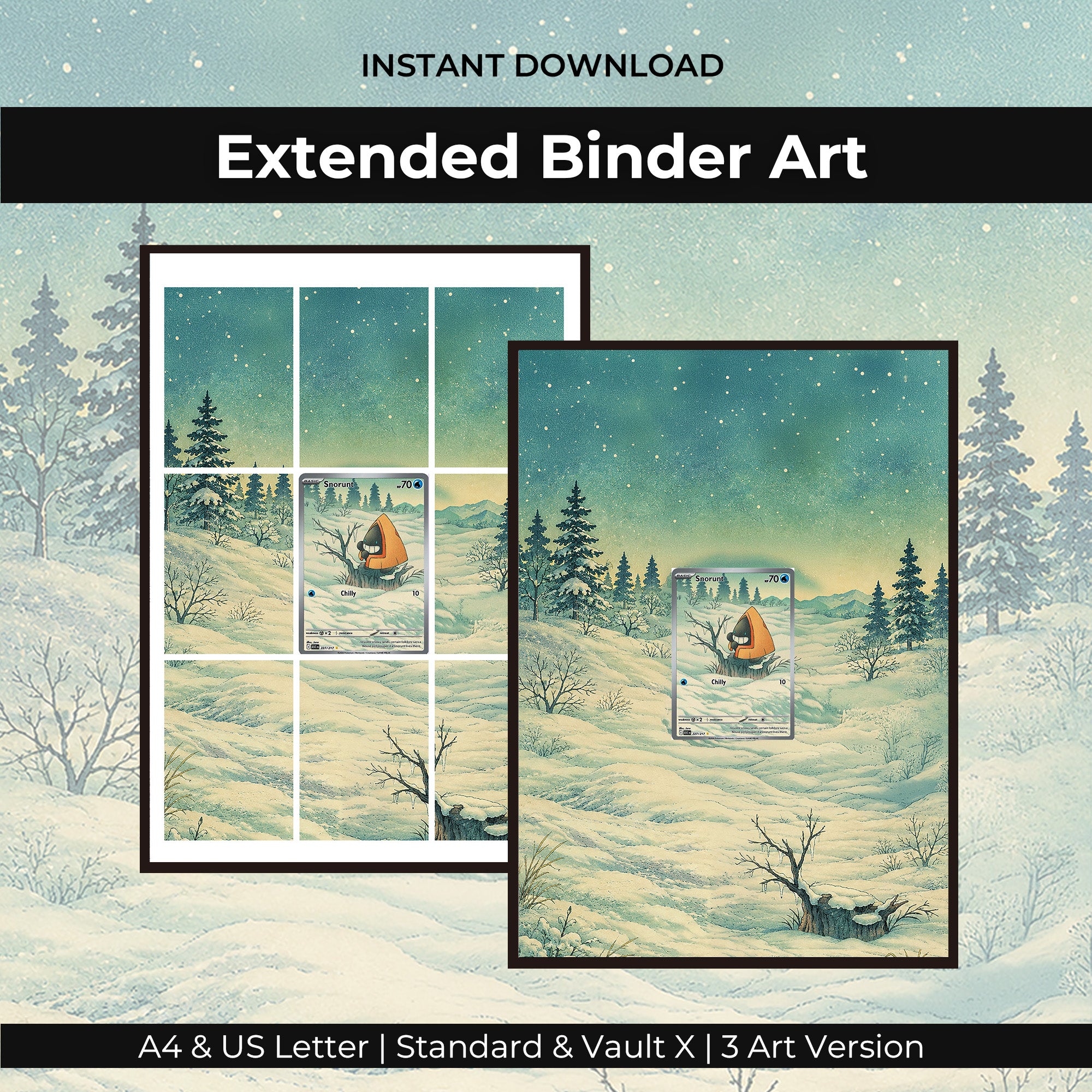 Snorunt 227/217 Extended Binder Art