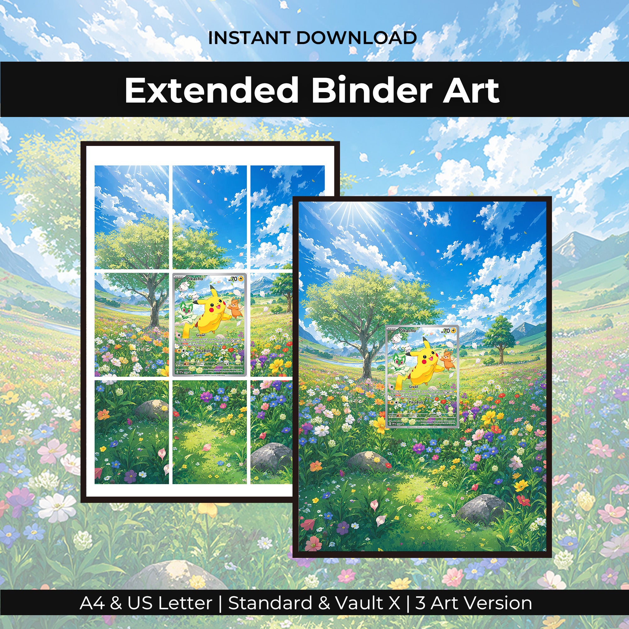 Pikachu 088 Extended Binder Art