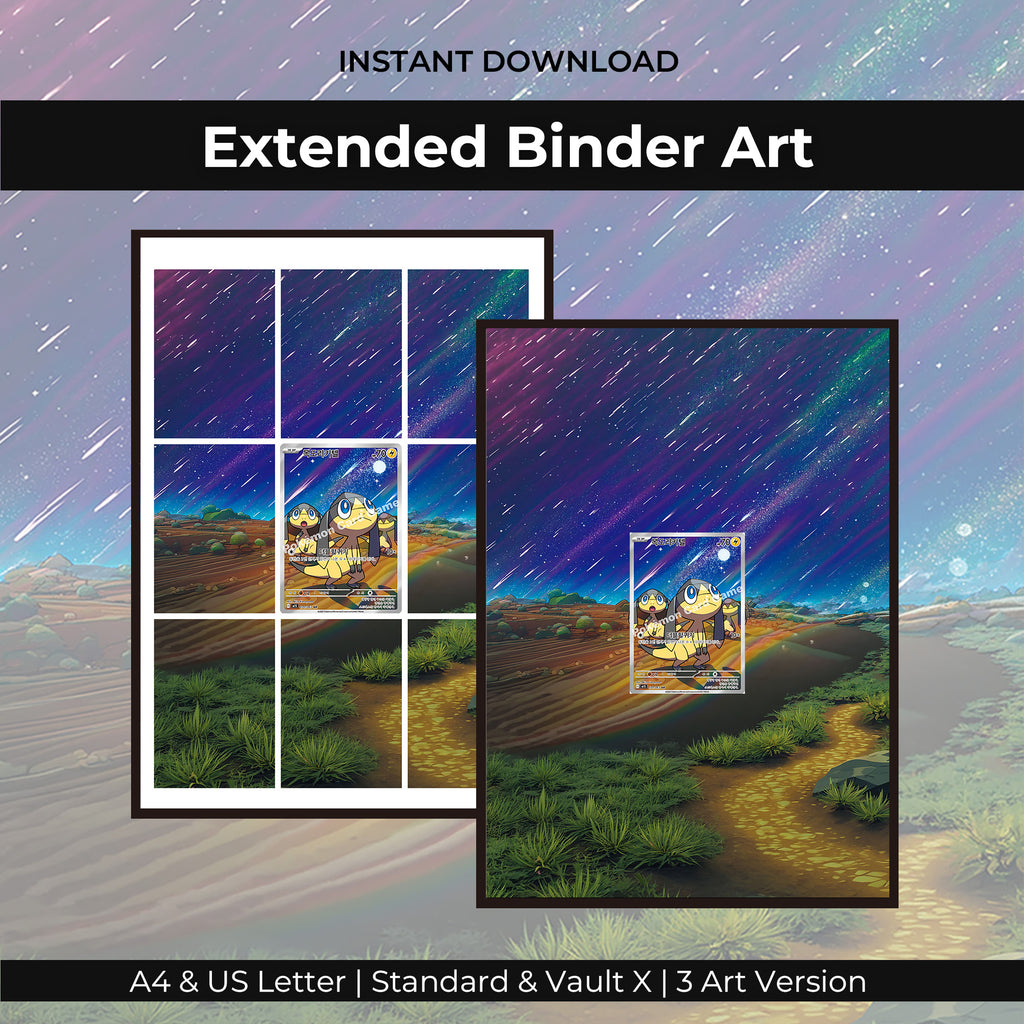 Helioptile 143/132 Extended Binder Art