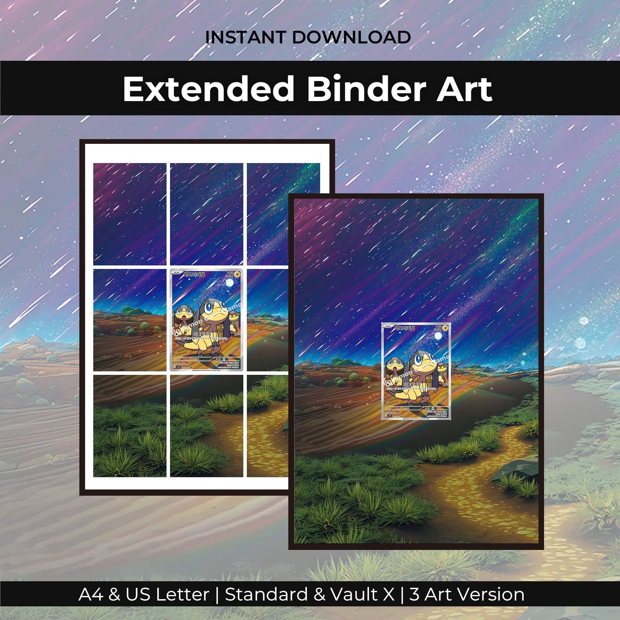 Helioptile 143/132 Extended Binder Art