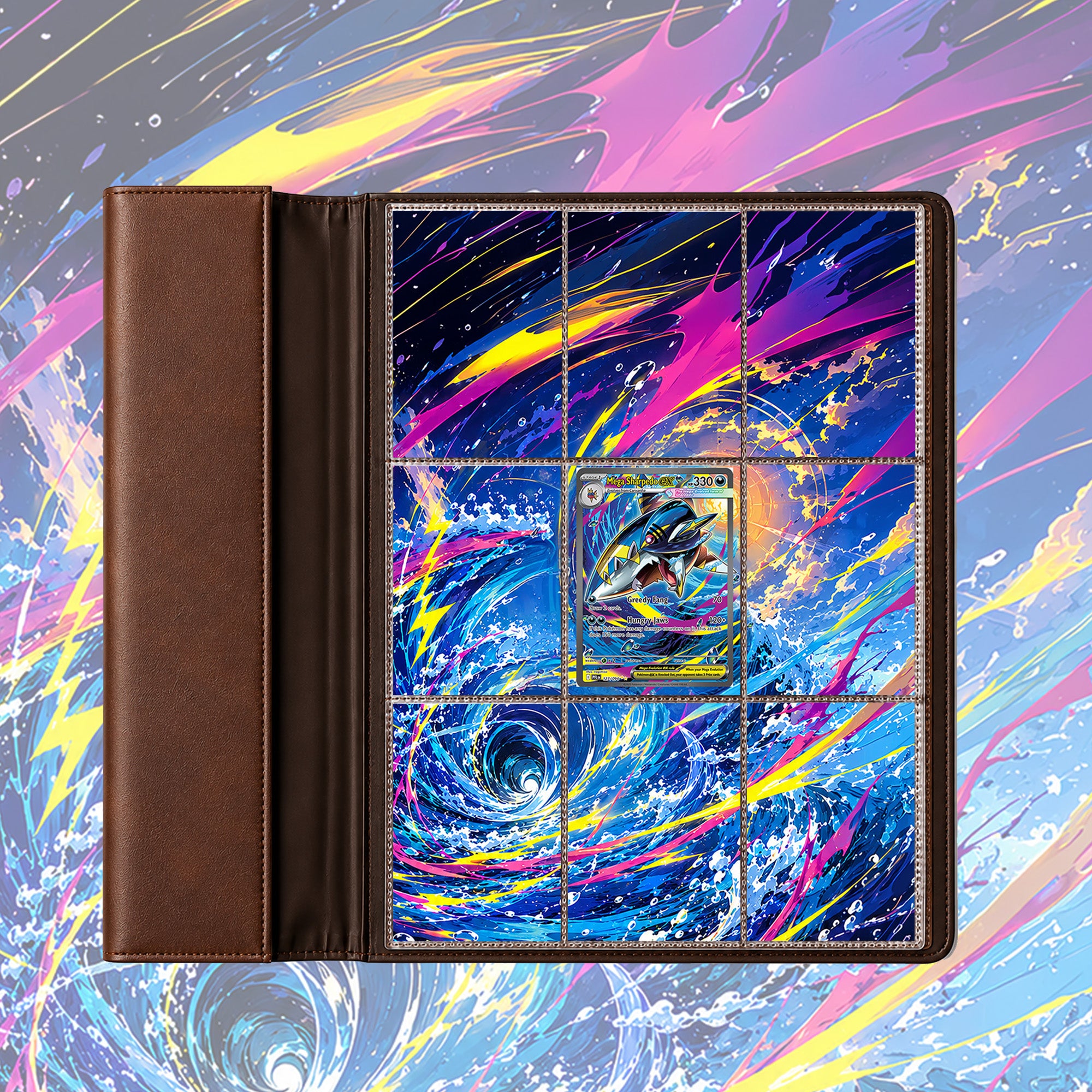 Mega Sharpedo ex 127/094 Extended Binder Art