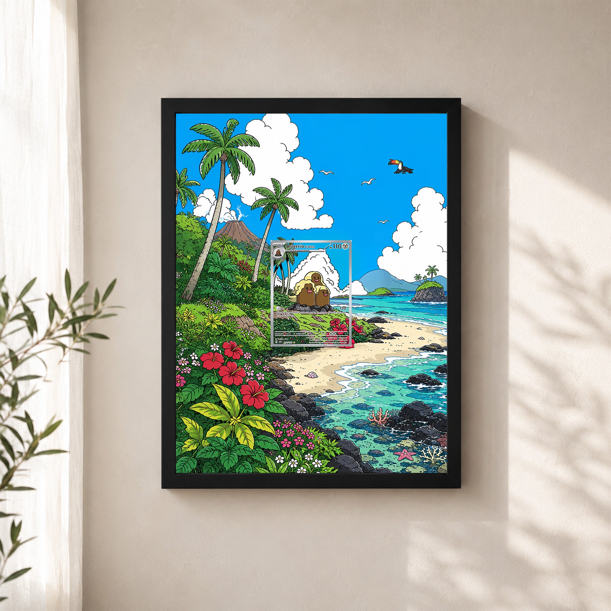 Alolan Dugtrio 208/191 Extended Binder Art