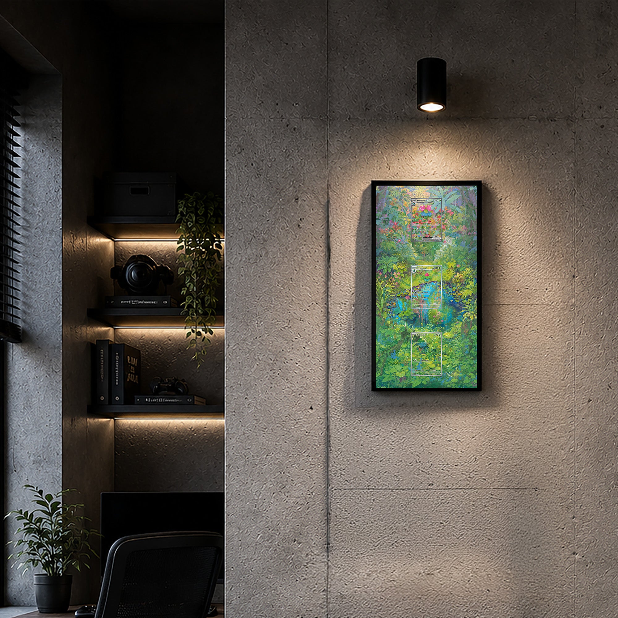 Enchanted Jungle 8X16 Extended Art Frame Printable