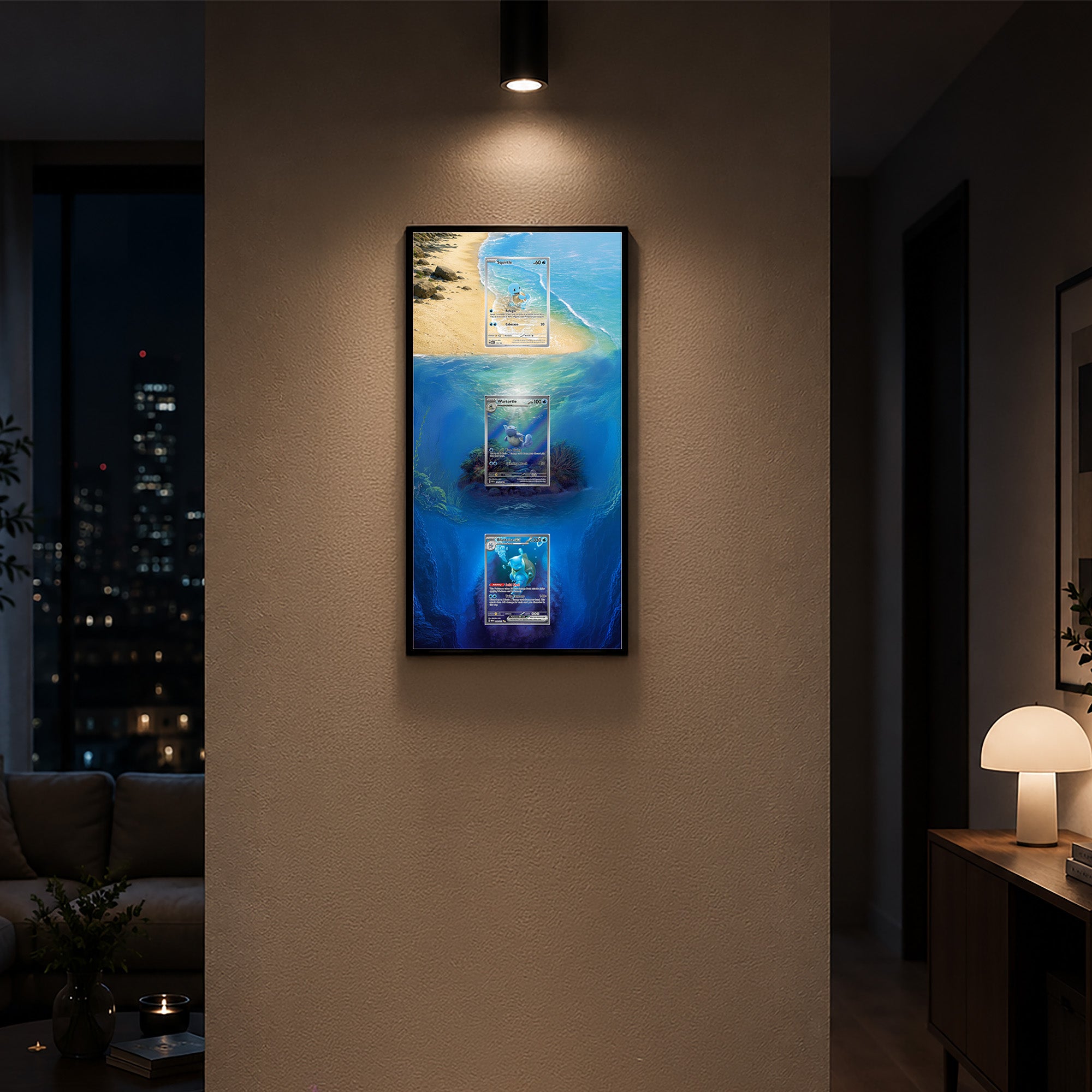Ocean Depths 8X16 Extended Art Frame Printable